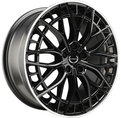 LLANTA TECNOMAGNESIO TMG01 BLACK MIRROR LIP  20 x 8.00  ET:45 5X112 Buje: 66,5