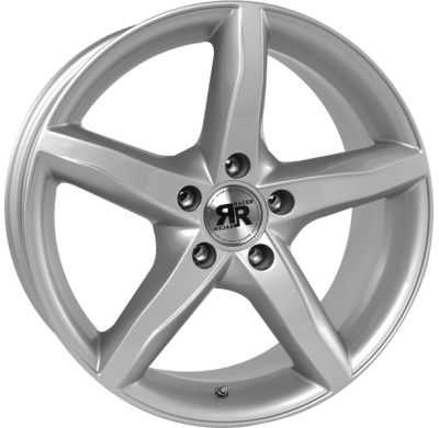 Llanta Racer Volcane /S Silver 15 X 6.50  4x108 Et-25 Buje 67.1