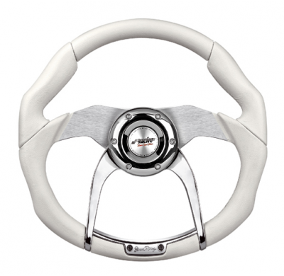 Volante Simoni Torque Piel Blanca