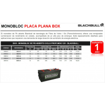 Bateria Blackbull Box-a Tb - Monobloc Tubular De Pb Abierto Ciclo Profundo - Blackbull Box - Monobloc De Pb Abierto Ciclo Profun