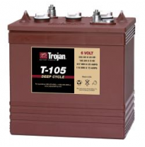 Bateria Trojan T105  Monobloc Plomo Abierto Deep Cycle - 6v Plomo Acido Abierto Con T2 Technology. Baterías De Ciclo Profundo De
