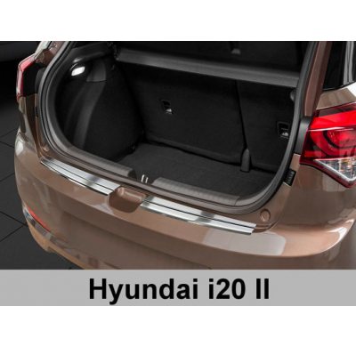 Protector Paragolpes Hyundai I20 Ii 5d /Profiled/Ribs 2 Sztuki  2014->