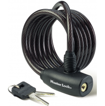 Master Lock Coil Cable Lock Family 8126 Black 8x1.800mm