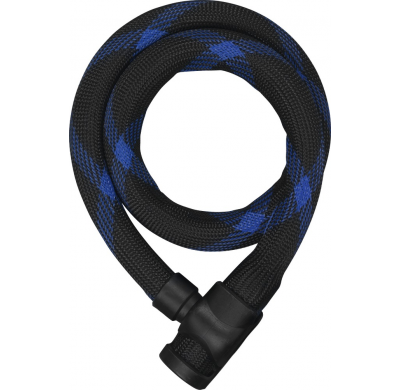 Abus Steel-O-Flex-lock IVERA Steel-O-Flex 7200 black/blue 85cm holder included
