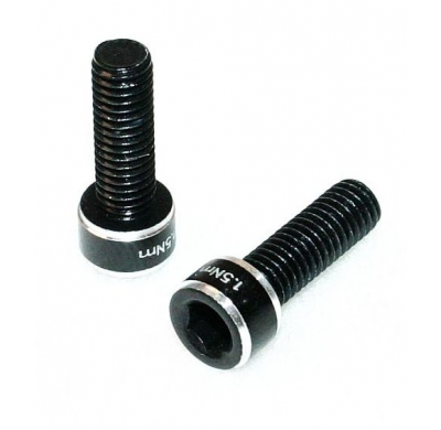 Ashima fixing screws for bottle cage alloy black 2 pieces