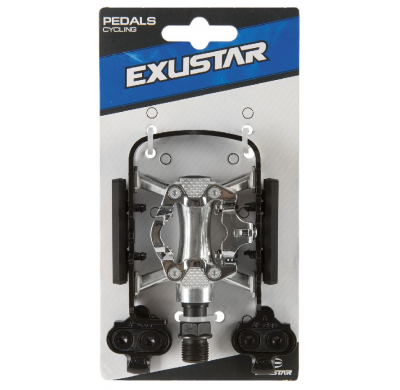 EXUSTAR Pedal MTB E-PM-818-03 black-silver DUO-Pedal