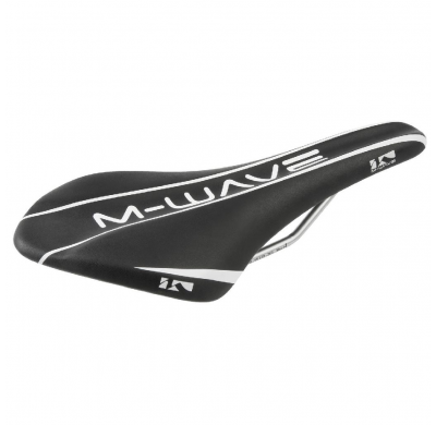 M-WAVE Saddles Fritz black/white 298x130mm