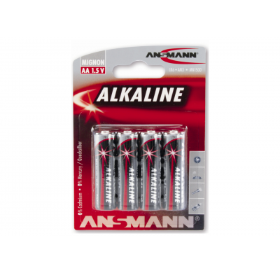 Ansmann Batteries Type AALR6 / Mignon 4 pieces