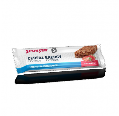 Sponser Cereal Energy Plus bar 40g Aroma: Strawberry