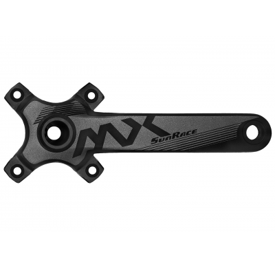 SunRace Crankset FCMX00 single speed 175mm without chainring