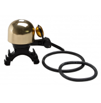 absolut bell with flexible rubber mounting with clear and pleasant sound gold/black