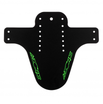 Azonic Splatter Fender Logo Black/Green Fluo