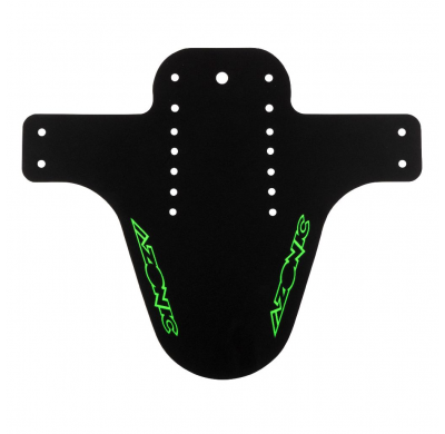 Azonic Splatter Fender Logo black/green fluo