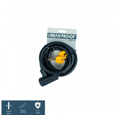 URBAN PROOF coil cable lock 150cm