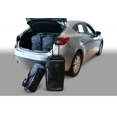 Set maletas especifico MAZDA Mazda3 (BM) 2013- 5d CAR-BAGS (3x Trolley + 3x Bolsa de mano)