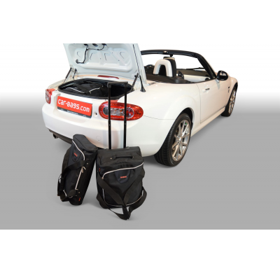 Set maletas especifico MAZDA MX-5 (NC) 2005-2015 cabrio CAR-BAGS (2x Trolley + 1x Bolsa de mano)