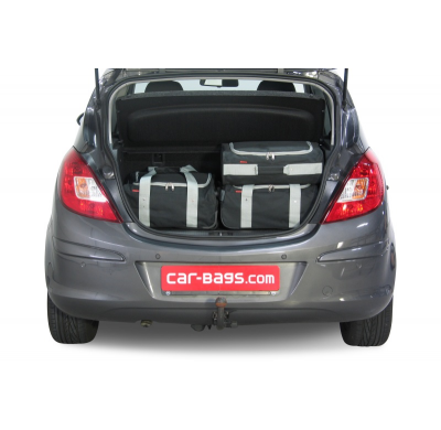 Set maletas especifico OPEL Corsa D  2006-2014 5d CAR-BAGS (2x Trolley + 2x Bolsa de mano)