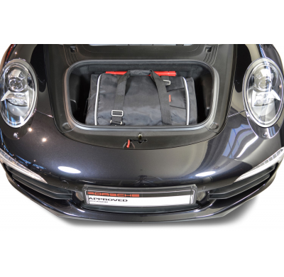 Set maletas especifico PORSCHE 911 (991) 4WD right hand drive 2011- coupé / cabrio / targa CAR-BAGS (1x Trolley + 1x Bolsa de ma
