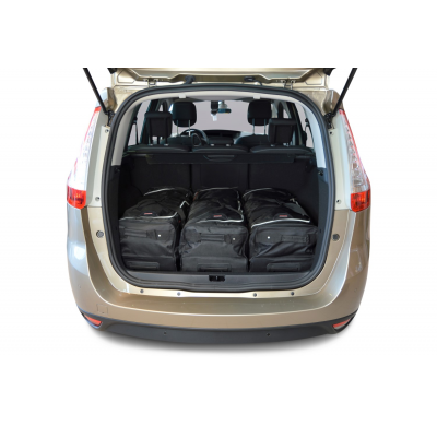 Set maletas especifico RENAULT Grand Scénic III 2009-2016 mpv CAR-BAGS (3x Trolley + 3x Bolsa de mano)