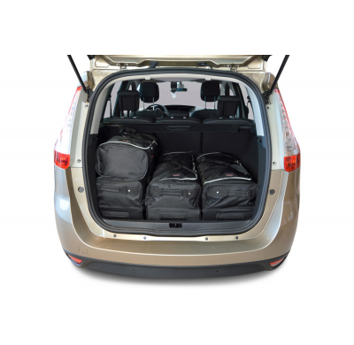 Set maletas especifico RENAULT Grand Scénic III 2009-2016 mpv CAR-BAGS (3x Trolley + 3x Bolsa de mano)