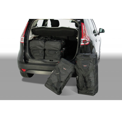 Set maletas especifico RENAULT Scénic III 2009-2016 mpv CAR-BAGS (3x Trolley + 3x Bolsa de mano)