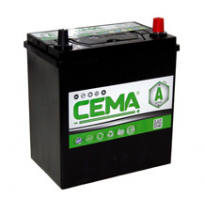 Bateria Cema Asia Referencia: Cb40.0j - Capacidad (Ah-20h) 40 - Arranque (A-En) 300 - Dimensiones: L(Mm) 197 - an (Mm) 129 - Al(