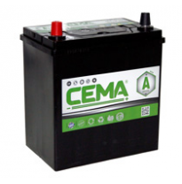 Bateria Cema Asia Referencia: Cb40.1j - Capacidad (Ah-20h) 40 - Arranque (A-En) 300 - Dimensiones: L(Mm) 197 - an (Mm) 129 - Al(