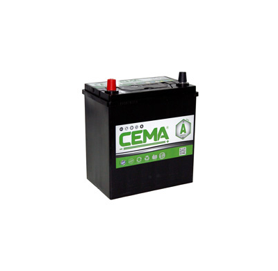 Bateria Cema Asia Referencia: Cb40.1j - Capacidad (Ah-20h) 40 - Arranque (A-En) 300 - Dimensiones: L(Mm) 197 - an (Mm) 129 - Al(