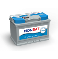 Bateria Monbat Agm Deep Cycle Referencia: Agm 81070 - Capacidad
c20h (Ah)
En50342 Sli 70 - Rc (Min) 130 - Box L3 - Dimensiones: