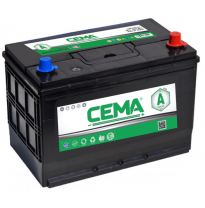 Bateria Cema Asia Referencia: Cb100.0j - Capacidad (Ah-20h) 100 - Arranque (A-En) 750 - Dimensiones: L(Mm) 306 - an (Mm) 175 - A