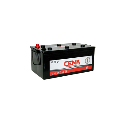 Bateria Cema Industrial Referencia: Cb220.3 - Capacidad (Ah-20h) 220 - Arranque (A-En) 1250 - Dimensiones: L(Mm) 514 - an (Mm) 2