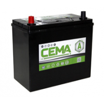 Bateria Cema Asia Referencia: Cb45.0j - Capacidad (Ah-20h) 45 - Arranque (A-En) 330 - Dimensiones: L(Mm) 238 - an (Mm) 129 - Al(