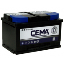 Bateria Cema Dynamic Referencia: Cb60.1 - Capacidad (Ah-20h) 60 - Arranque (A-En) 480 - Dimensiones: L(Mm) 242 - an (Mm) 175 - A