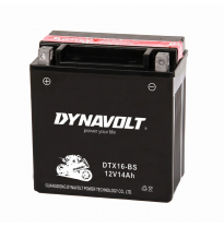 Bateria Dynavolt Agm 12v Referencia: Dtx16-Bs - Tipo Equivalente Ytx16-Bs - Capacidad (Ah-10h) 14 - Dimensiones: L(Mm) 150 - an