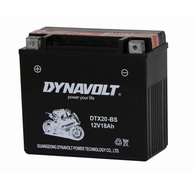 Bateria Dynavolt Agm 12v Referencia: Dtx20-Bs - Tipo Equivalente Ytx20-Bs - Capacidad (Ah-10h) 18 - Dimensiones: L(Mm) 175 - an