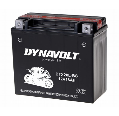 Bateria Dynavolt Agm 12v Referencia: Dtx20l-Bs - Tipo Equivalente Ytx20l-Bs - Capacidad (Ah-10h) 18 - Dimensiones: L(Mm) 175 - A
