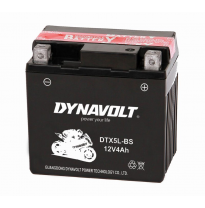 Bateria Dynavolt Agm 12v Referencia: Dtx5l-Bs - Tipo Equivalente Ytx5l-Bs - Capacidad (Ah-10h) 4 - Dimensiones: L(Mm) 114 - an (