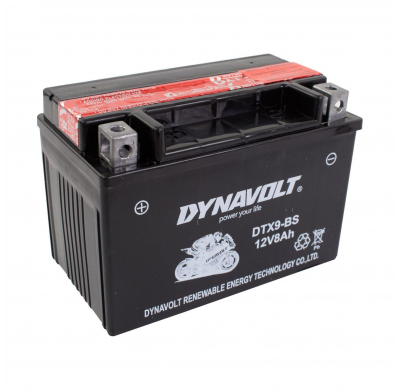 Bateria Dynavolt Agm 12v Referencia: Dtx9-Bs - Tipo Equivalente Ytx9-Bs - Capacidad (Ah-10h) 8 - Dimensiones: L(Mm) 150 - an (Mm