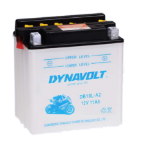 Bateria Dynavolt Classic 12v Referencia: Db10l-A2 - Tipo Equivalente Yb10l-A2 - Capacidad (Ah-10h) 11 - Dimensiones: L(Mm) 134 -