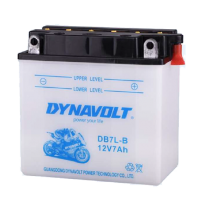 Bateria Dynavolt Classic 12v Referencia: Db7l-B - Tipo Equivalente Yb7l-B - Capacidad (Ah-10h) 7 - Dimensiones: L(Mm) 135 - an (