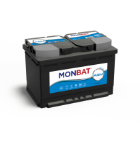 Bateria Monbat Agm Start Stop Referencia: Mt70agm - Capacidad (Ah) 70 - Cca, a (En) 760 - Box L3 - Dimensiones: L(Mm) 278 - an (