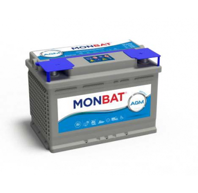 Bateria Monbat Agm Deep Cycle Referencia: Agm 81060 - Capacidad C20h (Ah) En50342 Sli 60 - Rc (Min) 110 - Box L2 - Dimensiones: