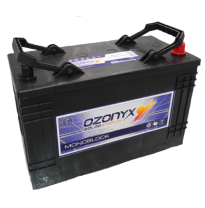 Bateria Ozonyx Monoblock 12v Referencia: Ozx125.0 - Voltaje 12 - Capacidad (Ah-10h) 110 - (Ah-100h) 125 - Dimensiones: L(Mm) 343