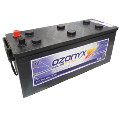 Bateria Ozonyx Monoblock 12v Referencia: Ozx165.a - Voltaje 12 - Capacidad (Ah-10h) 140 - (Ah-100h) 165 - Dimensiones: L(Mm) 513