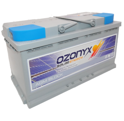 Bateria Ozonyx Agm Block 12v Referencia: Ozx95agm - Voltaje 12 - Capacidad (Ah-10h) 81 - (Ah-100h) 95 - Dimensiones: L(Mm) 353 -