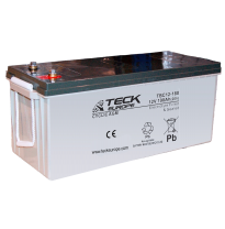 Bateria Teck Cyclic Agm 12v Referencia: Tbc12-180 - Voltaje 12 - Capacidad (Ah-20h) 190 - Dimensiones: L(Mm) 532 - an (Mm) 207 -