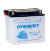 Bateria Dynavolt Classic 12v Referencia: D60-N24l-a - Tipo Equivalente Y60-N24l-a - Capacidad (Ah-10h) 24 - Dimensiones: L(Mm) 1