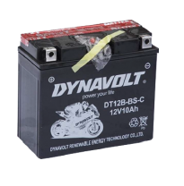 Bateria Dynavolt Agm 12v Referencia: Dt12b-Bs-C - Tipo Equivalente Yt12b-Bs - Capacidad (Ah-10h) 10 - Dimensiones: L(Mm) 150 - A