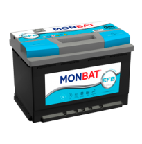 Bateria Monbat Efb Start Stop Referencia: Mt60efb - Capacidad (Ah) 60 - Cca, a (En) 560 - Box L2 - Dimensiones: L(Mm) 242 - an (