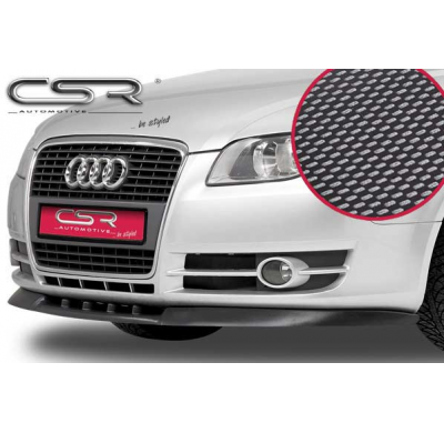 Spoiler Añadido Delantero Imitacion Carbono Audi A4 B7 Csl009-C